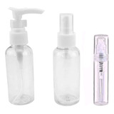 Kit Viagem 3 Peças Frascos Spray Bump E Porta Perfume 