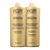 Kit X Repair Bio Molecular  Shampoo + Cond Litro - Felps