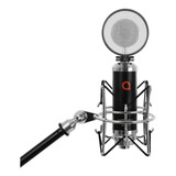 Microfono Condenser Artesia Amc20 C/ Soporte Araña Y Cable