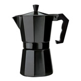 Cafetera Italiana Moka Pot Espresso 6 Tazas (300 Cc) Negra