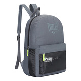 Mochila Everlast Porta Notebook Urbana Reforzada 16058 Gris