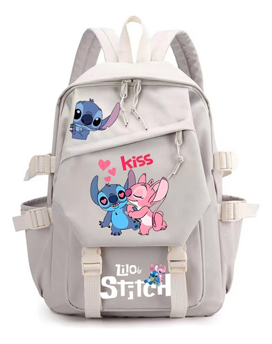 Nueva Mochila Couple Kiss Stitch Z