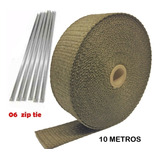 Fita Térmica Termotape Titanium Escapamento 10 Metros 06 Zip