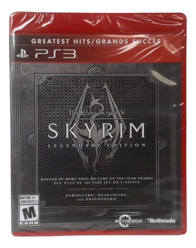 The Elder Scrolls V Skyrim Legendary Ed. Ps3 Físico Nuevo