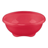 Bowl Cerealero Plástico 15cm X4unid. Casar San Remo Color Rojo