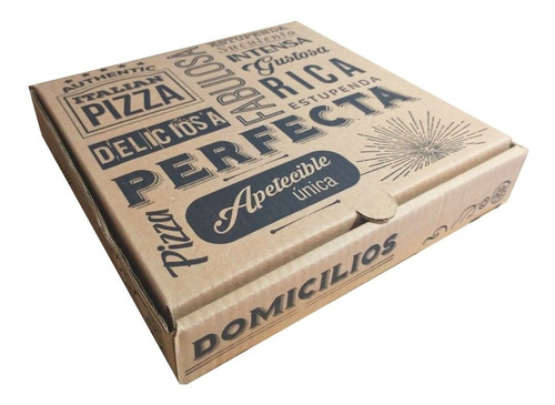60 Cajas De Pizza En Cartón  40x40 X 5 Cm 