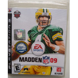 Jogo Original Ps3 Madden Nfl 09 - Playstation - Novo Lacrado