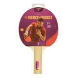 Paleta De Ping Pong Sensei 1 Star Roja Y Negra