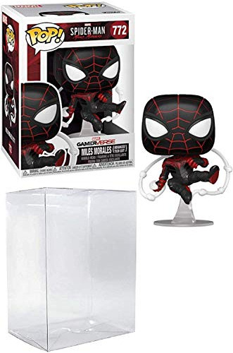 Traje De Tecnología Avanzada De Spiderman Miles Morales Pop