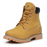 Bota Da Timberland Botinha Heritage Classic Yellow Boot Cat