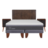 Cama Europea 2 Plazas Cic Ortopedic Advance + Set Baker 