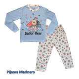 Pijama Infantil Niño Modelo Marinero
