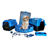 Caminha Cama Sanitário Cachorro Kit  Completo Europa