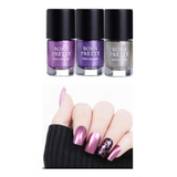 3 Esmaltes Born Pretty Cromado Perolado Normal 9 Ml