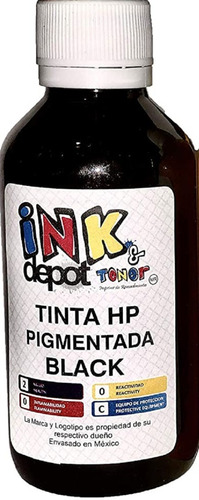 250 Ml Compatible Con Hp Pigmentada