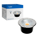 Luminária Balizador Spot Led Embutir Chao Piso Jardim 5w Bivolt Prova Dagua Cor Da Luz Branco Quente Lumi 1ª Linha