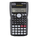 Calculadora Científica Gadiz Gd-82ms 240 Funciones Display Color Negro