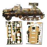 Sd.kfz 4/1 Panzerwerfer 42 Maultier Papercraft 1.25