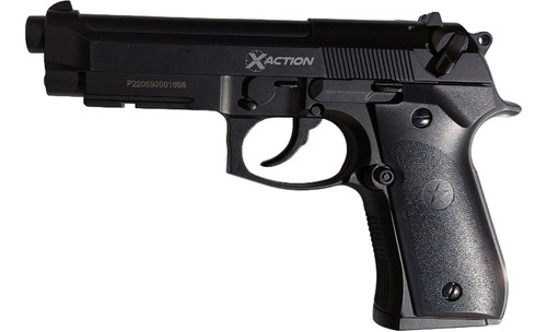 Pistola Beretta 92 Airsoft Co2 Xaction Black Metal 6mm Bbs
