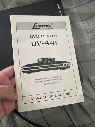 Dvd Cd Player Lenoxx Dv 441 (semi Novo)