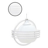 Candil Luminario Colgante Decorativo Alunis 1 Pz Color Blanco