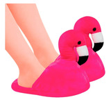 Pantuflas De Peluche De Flamingo Para Niñas