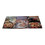 Lote De 3 Libros De Cocina Francesa, Española E Italiana
