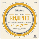 D´addario Ej94 Juego De Cuerdas P/requinto Nylon Plata