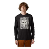 Playera Camisa Fox Ls Scramble De Manga Larga Casual Mx Mtb 