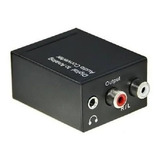 Conversor Audio Toslink Optico O Coaxial A Rca Y Jack 3.5