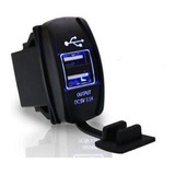 Cargador Iluminado Usb Doble Salida Coche Moto 5v 3.1a