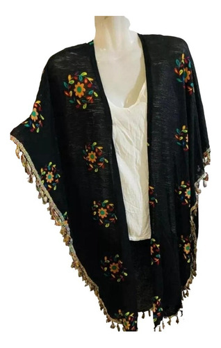 Tapado Kimono De Verano Floreado - Luloshopp