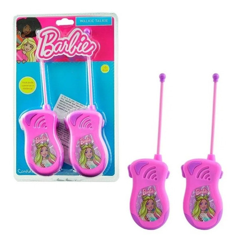 Brinquedo Infantil Walkie-talkie Barbie - Candide 1870