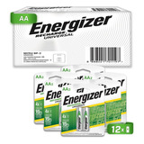 Pilas Recargables Energizer Aa 2000 Mah Blister 12 Unidades