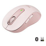 Mouse Logitech M650 Para Manos Pequeñas Y Medianas Color Rosa
