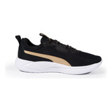 Tenis Puma Resolve Smooth Negro Mujer 37621905 Original