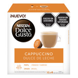 Capsulas De Cafe Nescafe Dolce Gusto Cappuccino Dulce De Leche X 16