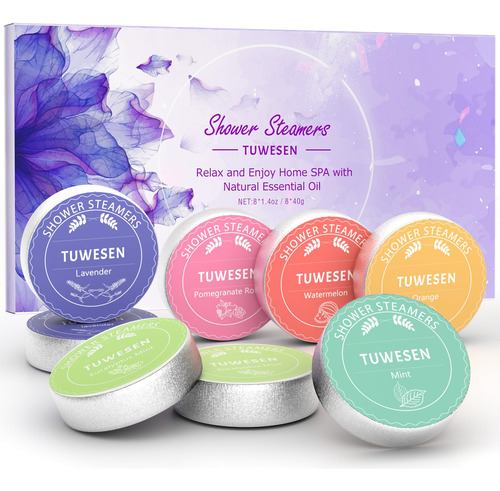 Tuwesen Vaporizadores De Ducha Para Aromaterapia, Kit De Spa