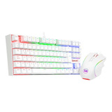 Kit De Teclado Y Mouse Gamer Redragon K552rgb-ba Blanco