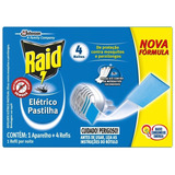 Repelente Inseticida Elétrico Com 4 Pastilhas Raid