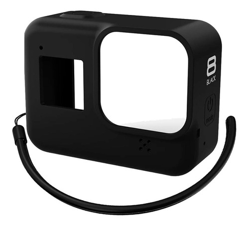 Funda Silicona Con Correa P/ Gopro Hero 8 Black, Protector