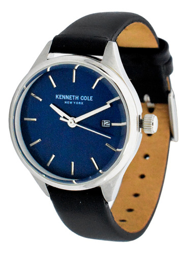 Kenneth Cole Analogo Dial Azul Reloj Para Mujer 10030839