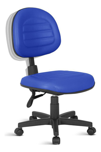 Cadeira Escritório Ergonômica Executiva Com Gomo Rv Azul