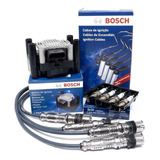 Kit Bosch Bobina+cables+bujias Vw Bora 2.0 Golf 2.0 Audi 1.6