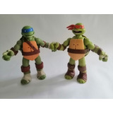 Tmnt Tortugas Ninja Miguel Angel Y Leonardo 2012 Teenage 