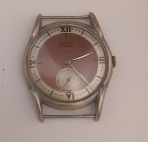 Reloj Antiguo Monray Ancre Extra  15 Rubis Funciona.