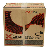 Bobina Cable De Red Utp Cat5e 305mts Blanco 0.40mm Xcase