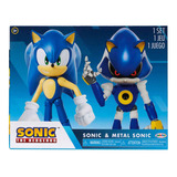 2 Bonecos Sonic E Metal Sonic Com Acessórios - Sonic