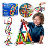 Kit Blocos P/ Montar Magnético Montessori 42 Peças Promoção