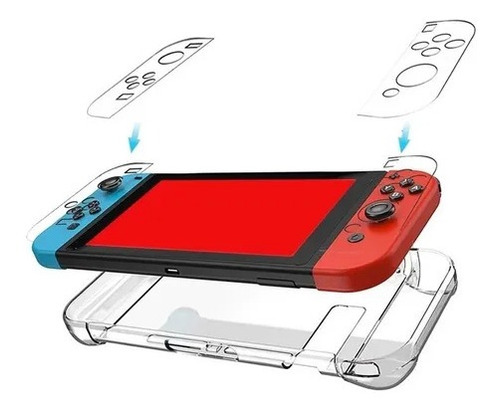 Carcasa Transparente Nintendo Switch